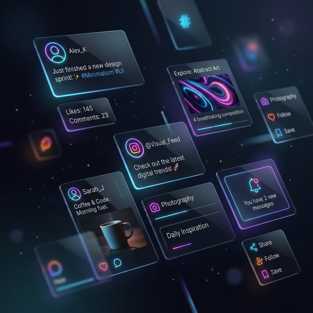 Mockup abstracto de Notebing